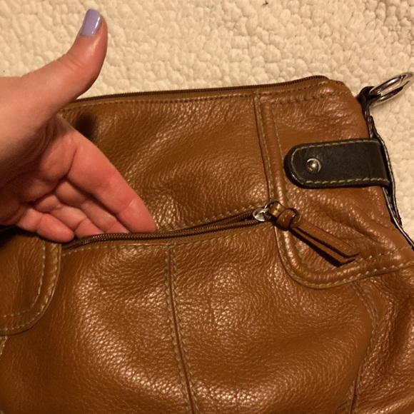 Clarks brown and tan purse - Picture 6 of 9